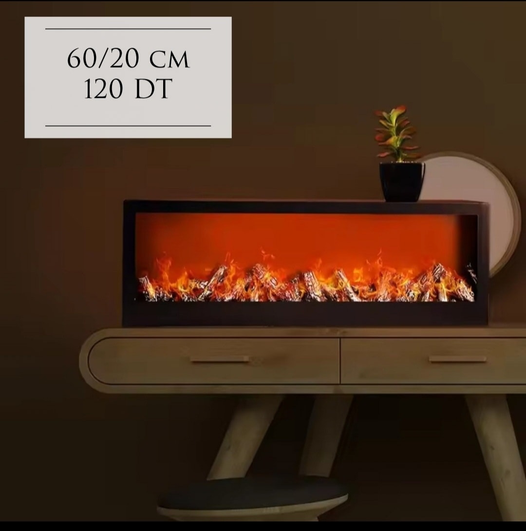 Cheminée LED Électrique